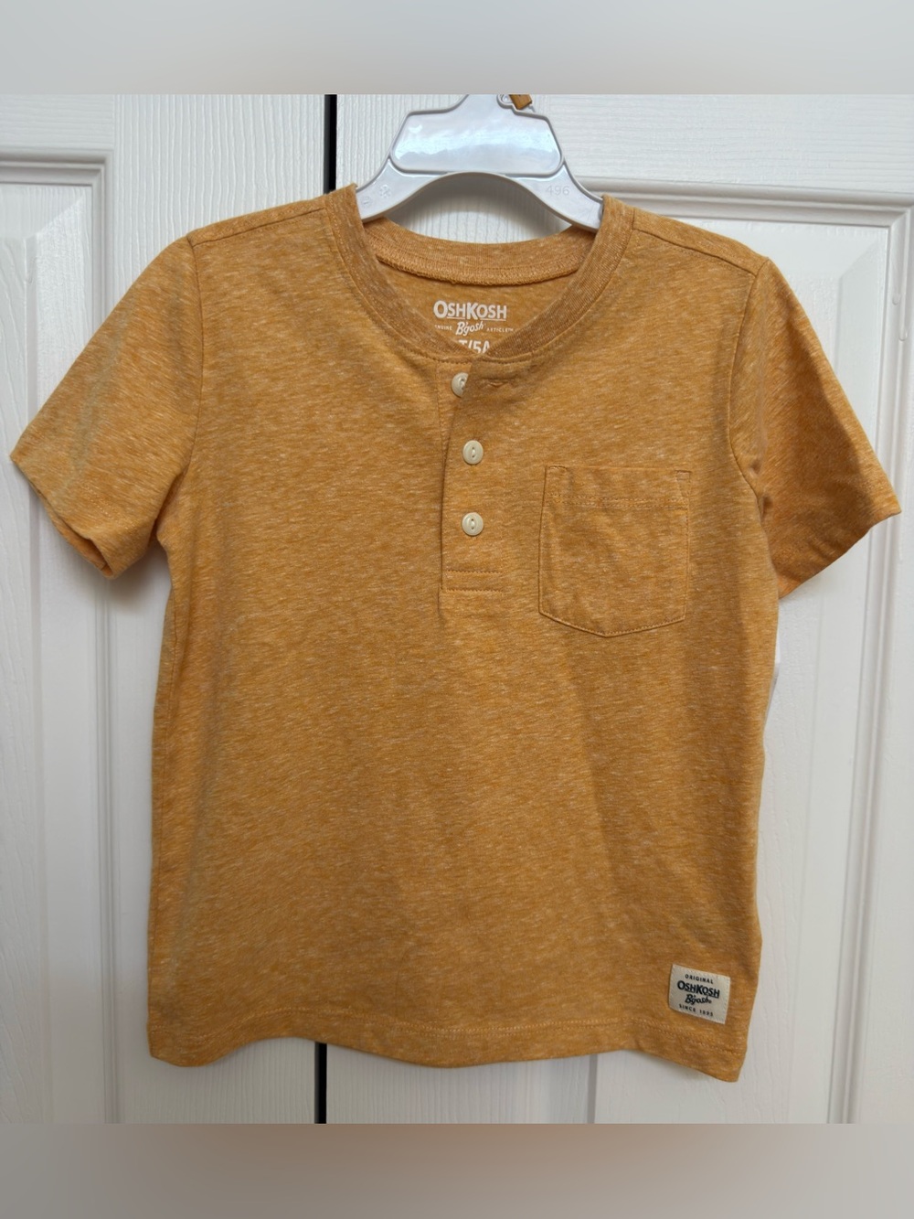 Brand new OshKosh B'gosh Henley Tee with Chest Pocket size 5T